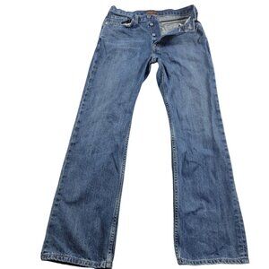 Banana Republic Jeans Mens 31x32 Bootcut Dark Wash Denim Button Fly